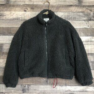 Urban Outfitters Black Teddy Jacket